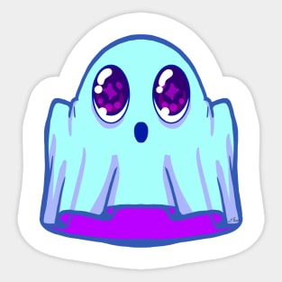 Cute little monster ghost Sticker